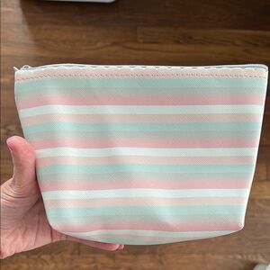 LC Lauren Conrad Pastel Striped Pouch